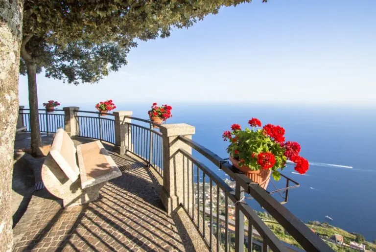 The pogerola village is quite high above the coast providing excellent views x